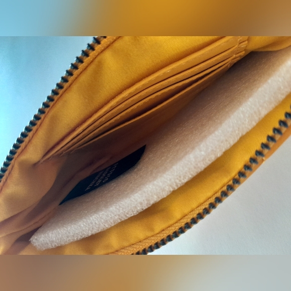 Badgley Mischka Diamond Quilting Wristlet Clutch / Yellow - Picture 10 of 13